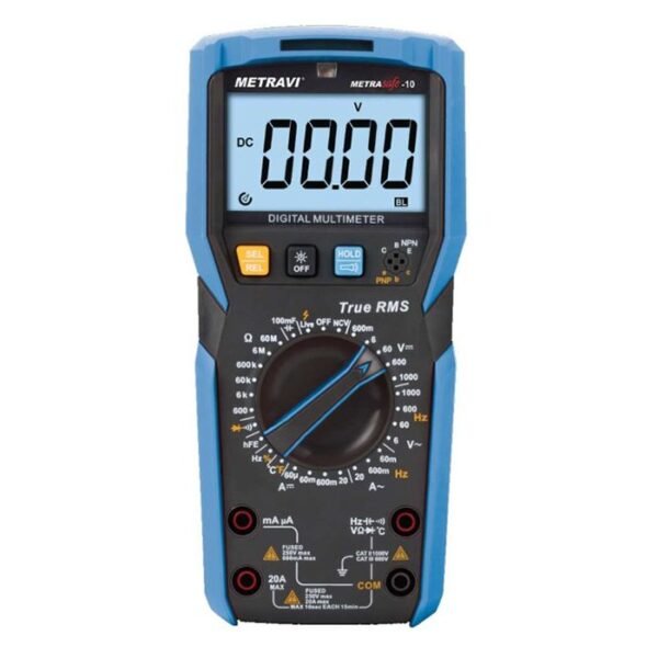 Digital Multimeter Cum Insulation tester, 3 3/4 Digit TRMS