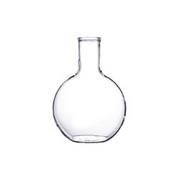 Flask Flat Bottom, Single Neck