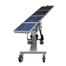 Mobile Solar Array With Solar Tracking System